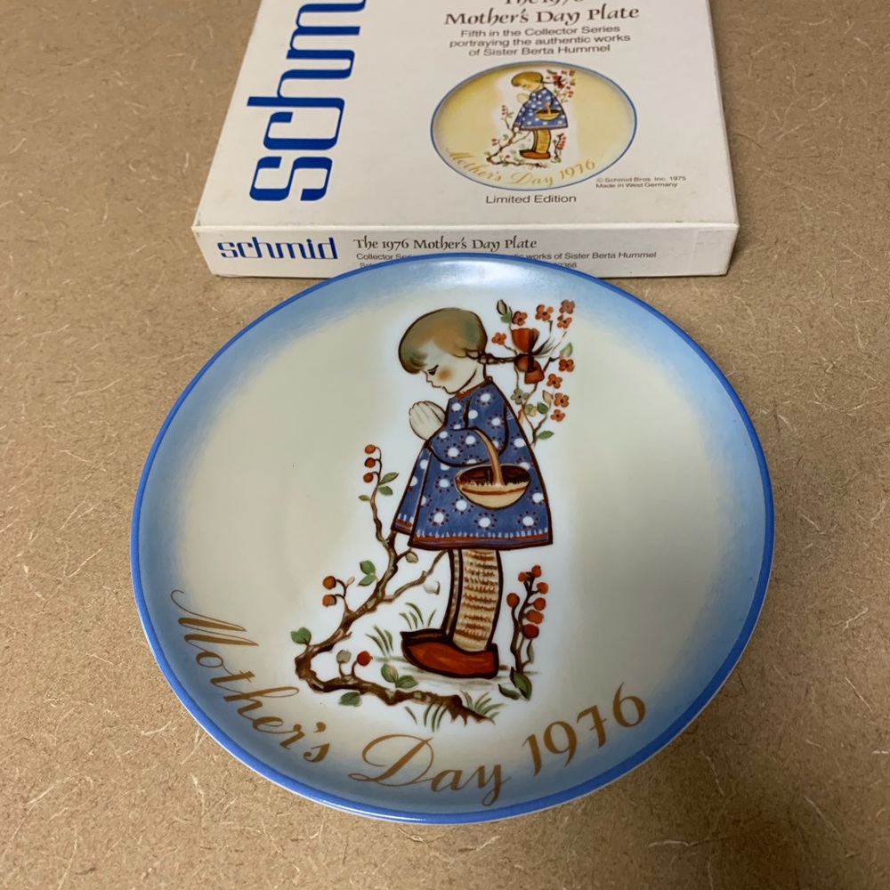 Schmid 1976 Mother’s Day plate